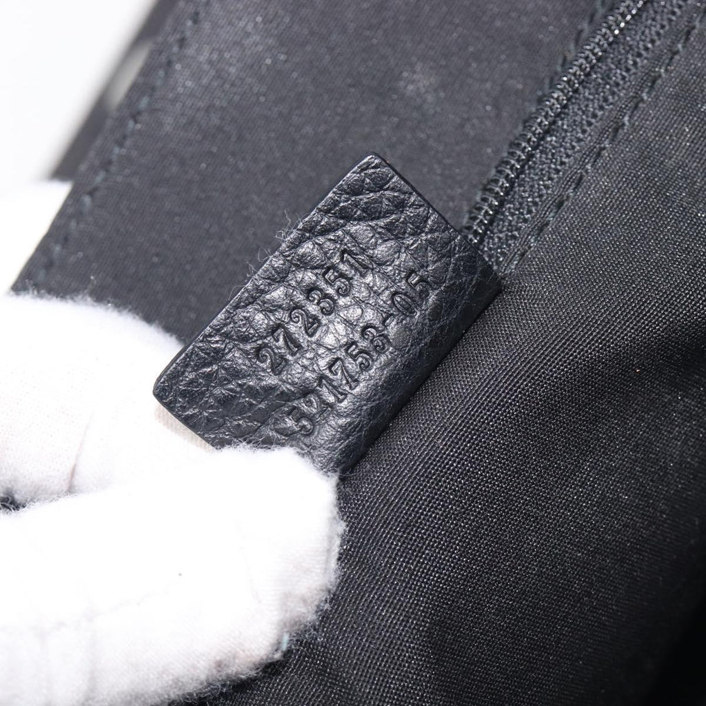 GUCCI GG Canvas Shoulder Bag Outlet Black 272351 Auth 210829A