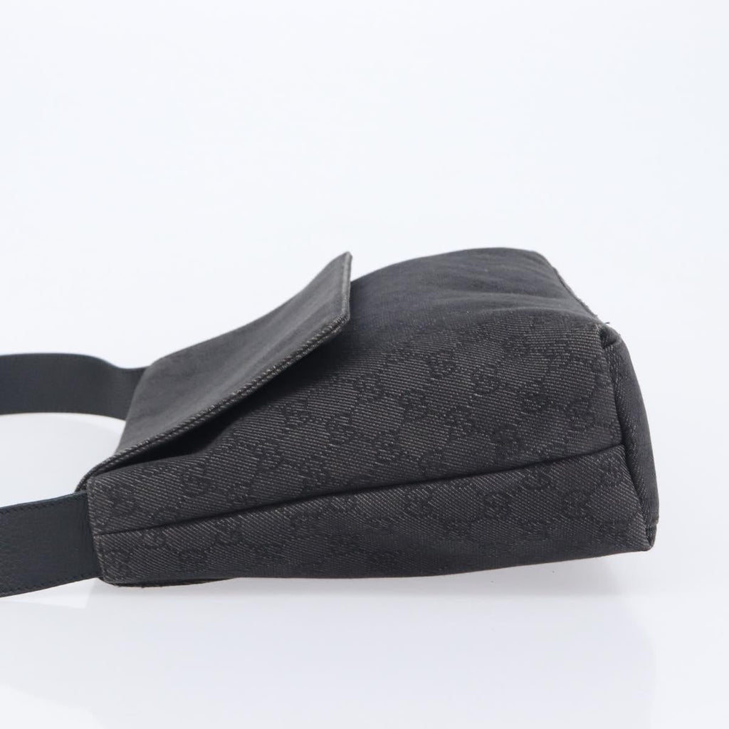 GUCCI GG Canvas Shoulder Bag Outlet Black 272351 Auth 210829A
