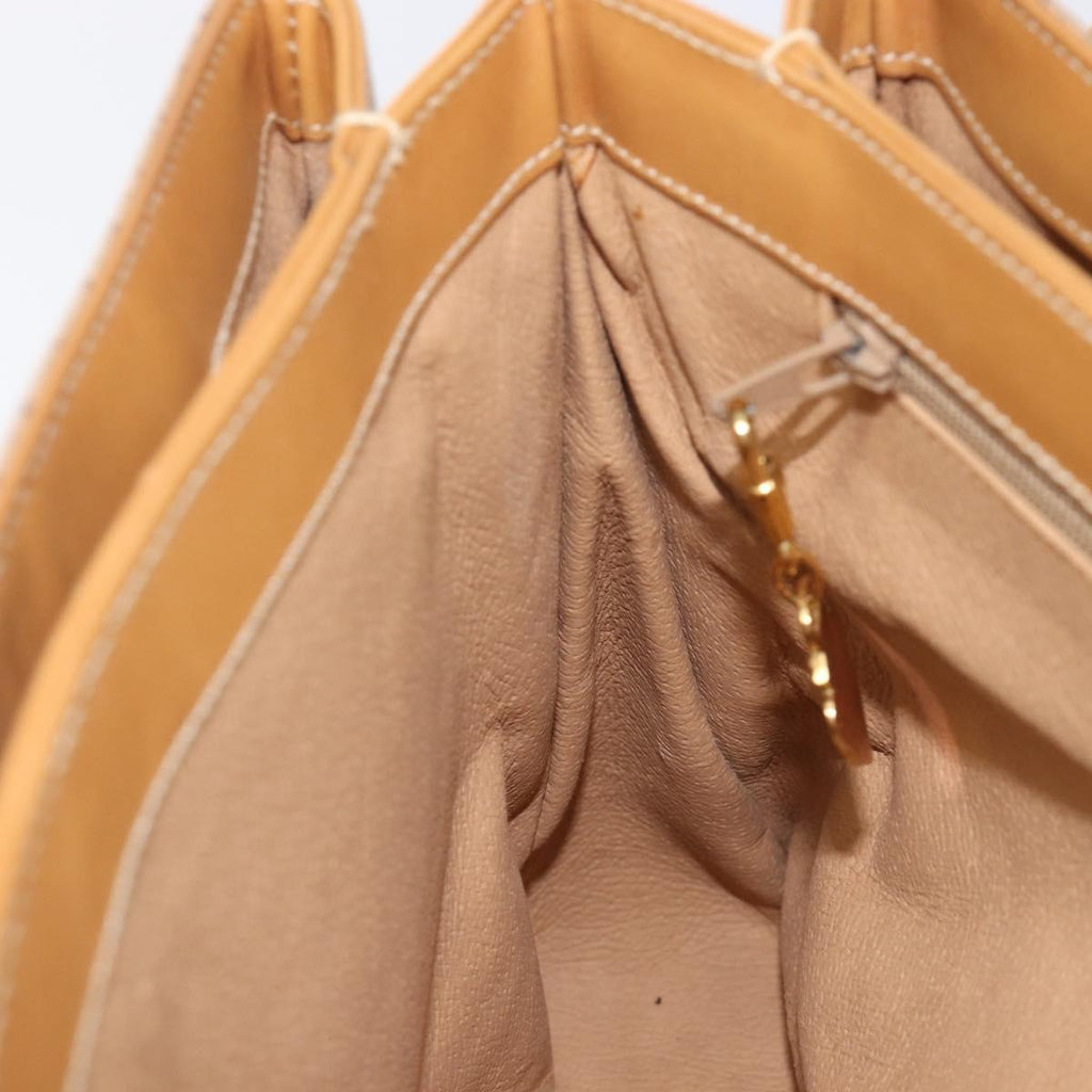 GUCCI Micro GG Supreme Hand Bag PVC Beige Gold 000 46 4857 Auth 210854