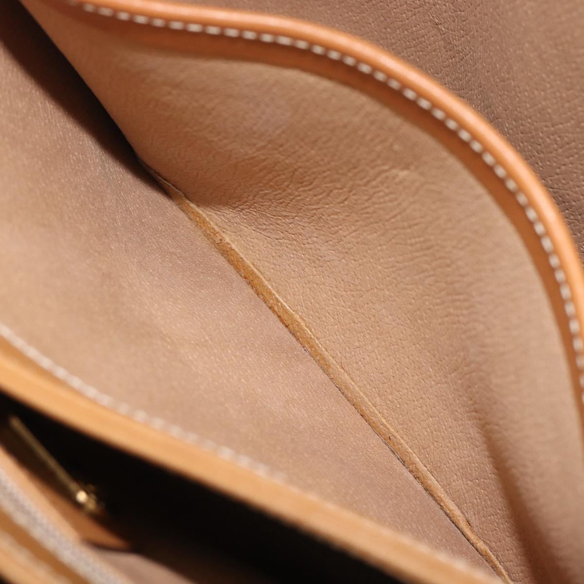 GUCCI Micro GG Supreme Hand Bag PVC Beige Gold 000 46 4857 Auth 210854