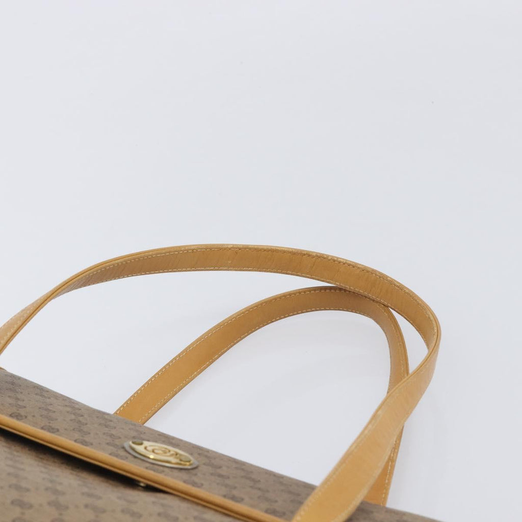 GUCCI Micro GG Supreme Hand Bag PVC Beige Gold 000 46 4857 Auth 210854
