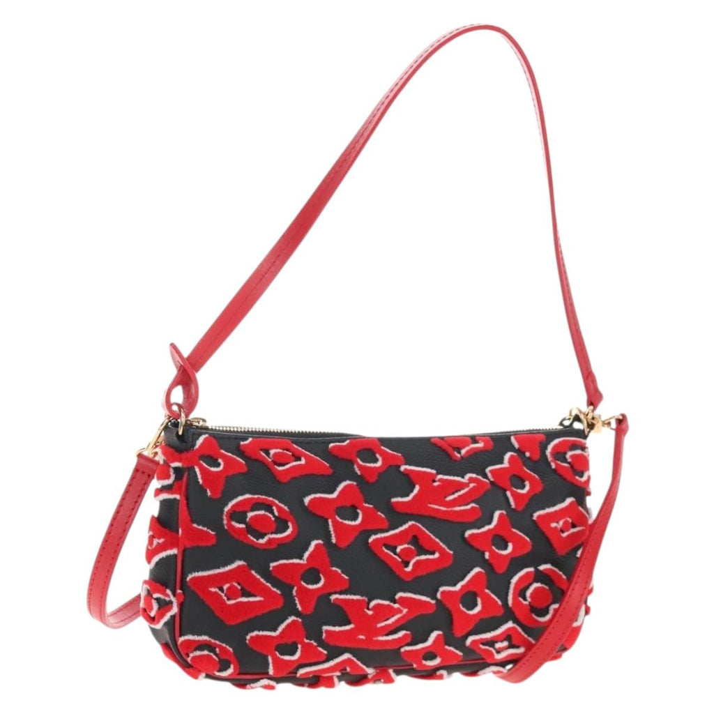LOUIS VUITTON LVxUF Pochette Accessoires Bag Leather Red M45548 LV Auth 210872SM