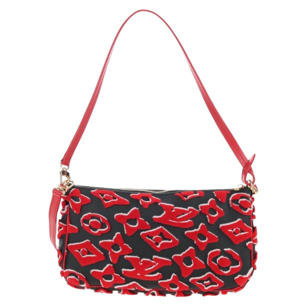 LOUIS VUITTON LVxUF Pochette Accessoires Bag Leather Red M45548 LV Auth 210872SM