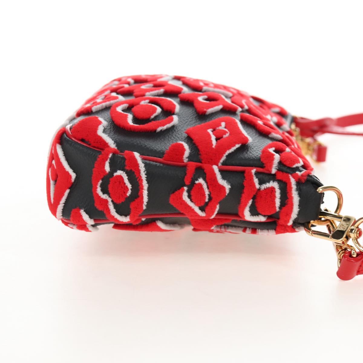 LOUIS VUITTON LVxUF Pochette Accessoires Bag Leather Red M45548 LV Auth 210872SM
