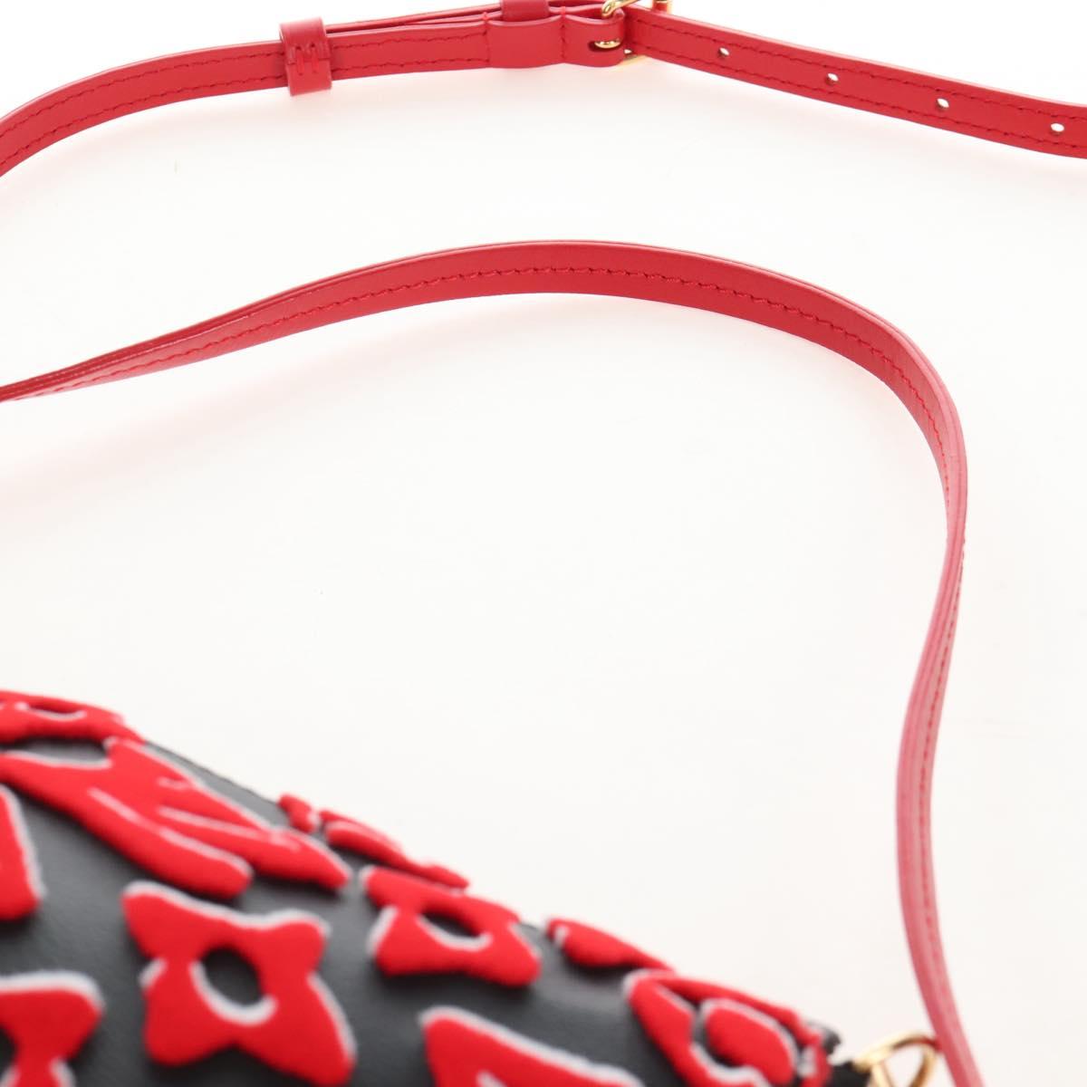LOUIS VUITTON LVxUF Pochette Accessoires Bag Leather Red M45548 LV Auth 210872SM