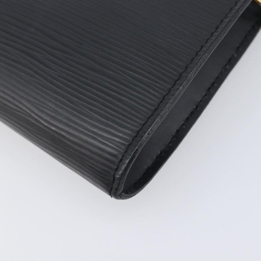LOUIS VUITTON Epi Pochette Accessoires Pouch Black M52982 LV Auth 210879V