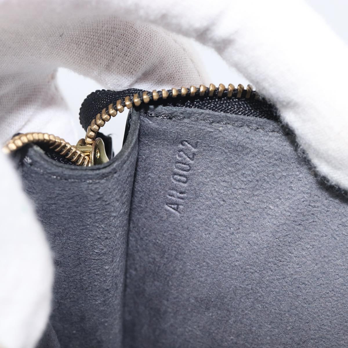 LOUIS VUITTON Epi Pochette Accessoires Pouch Black M52982 LV Auth 210879V