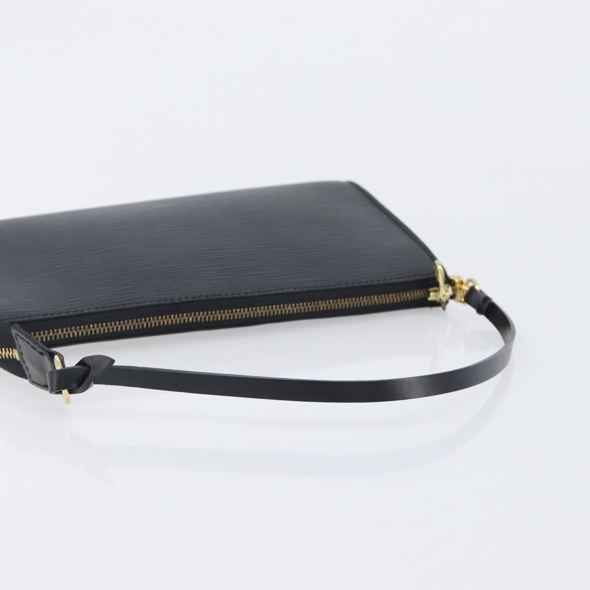 LOUIS VUITTON Epi Pochette Accessoires Pouch Black M52982 LV Auth 210879V