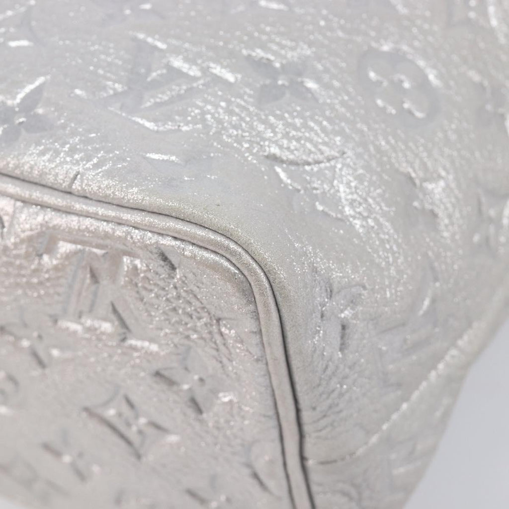LOUIS VUITTON Monogram Shimmer Halo Bag Silver Argent M95819 LV Auth 210920M