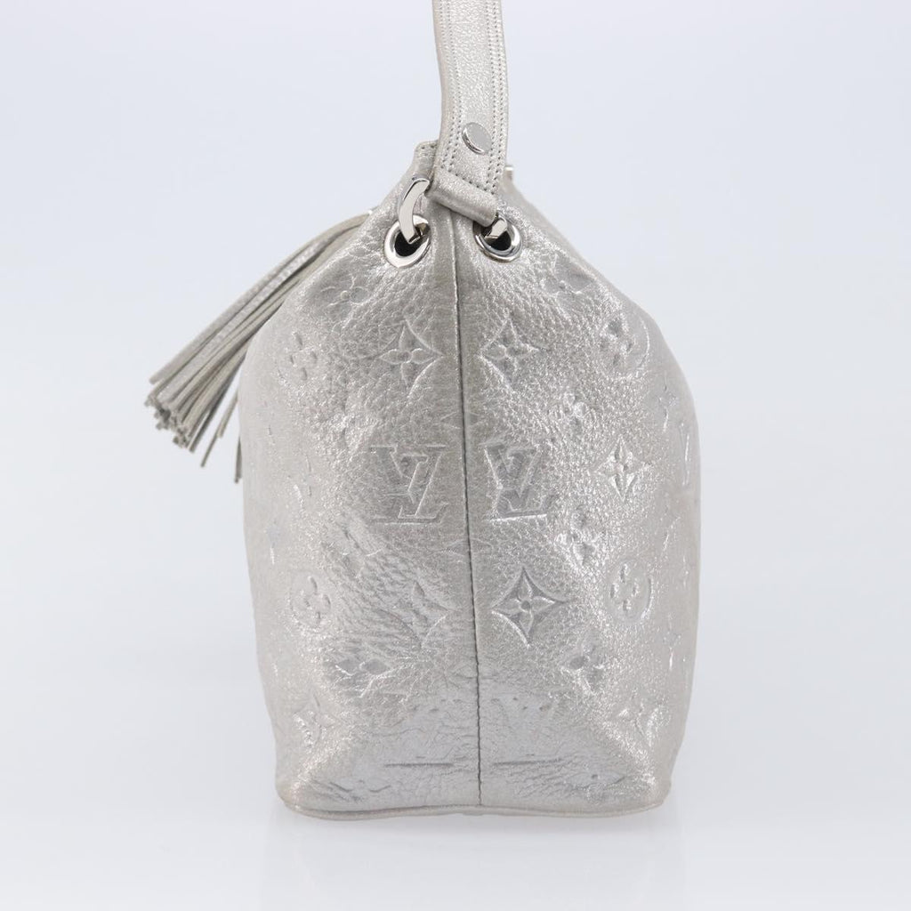 LOUIS VUITTON Monogram Shimmer Halo Bag Silver Argent M95819 LV Auth 210920M