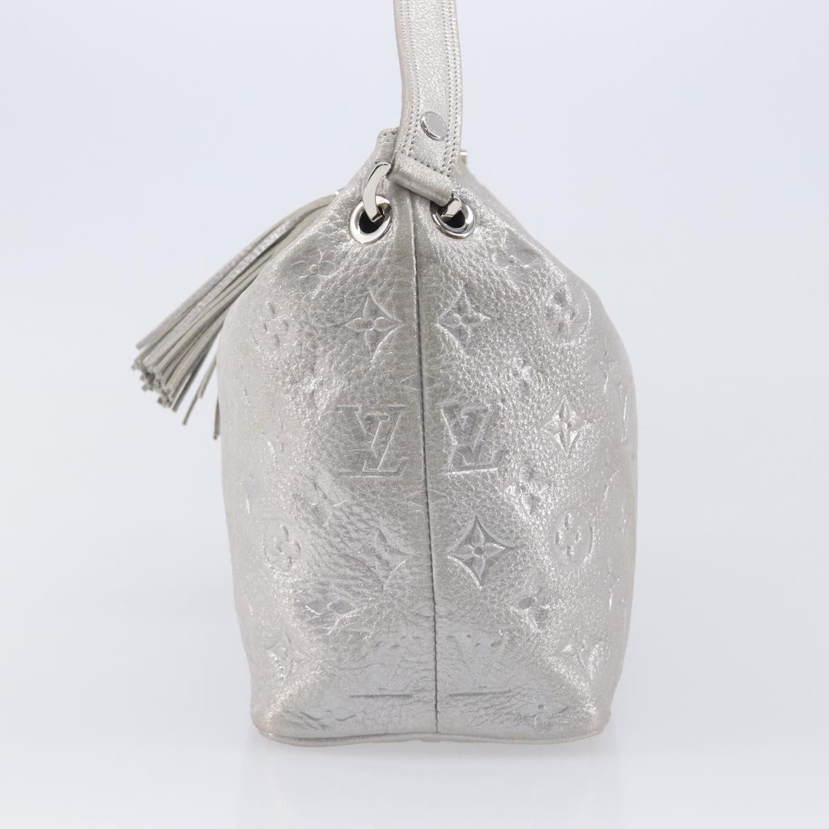 LOUIS VUITTON Monogram Shimmer Halo Bag Silver Argent M95819 LV Auth 210920M