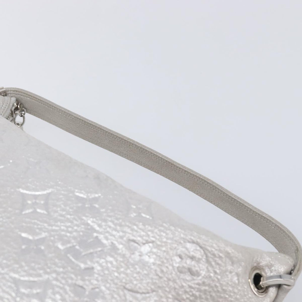 LOUIS VUITTON Monogram Shimmer Halo Bag Silver Argent M95819 LV Auth 210920M