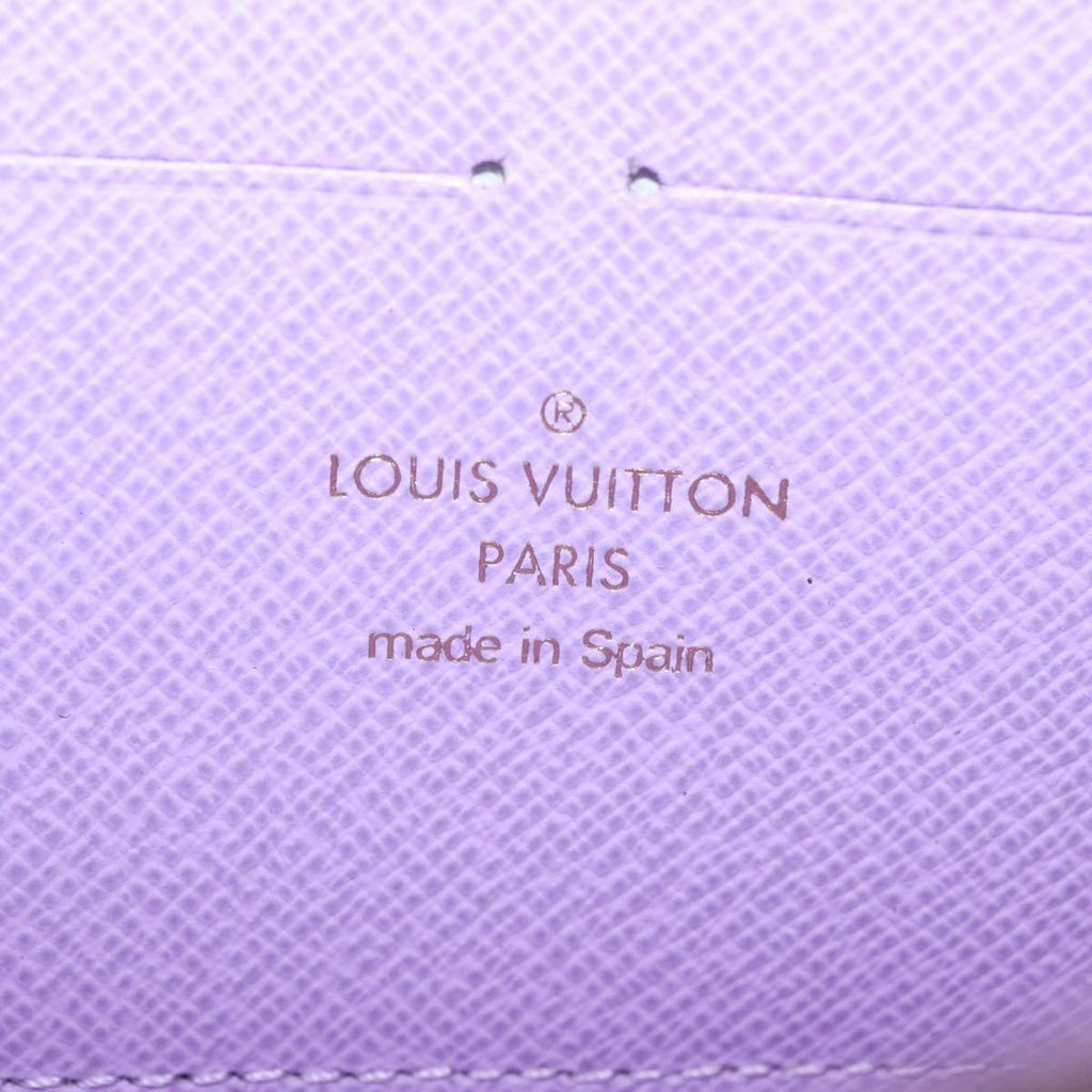 LOUIS VUITTON Damier Ebene Zippy Wallet Long Wallet N63004 LV Auth 210960M