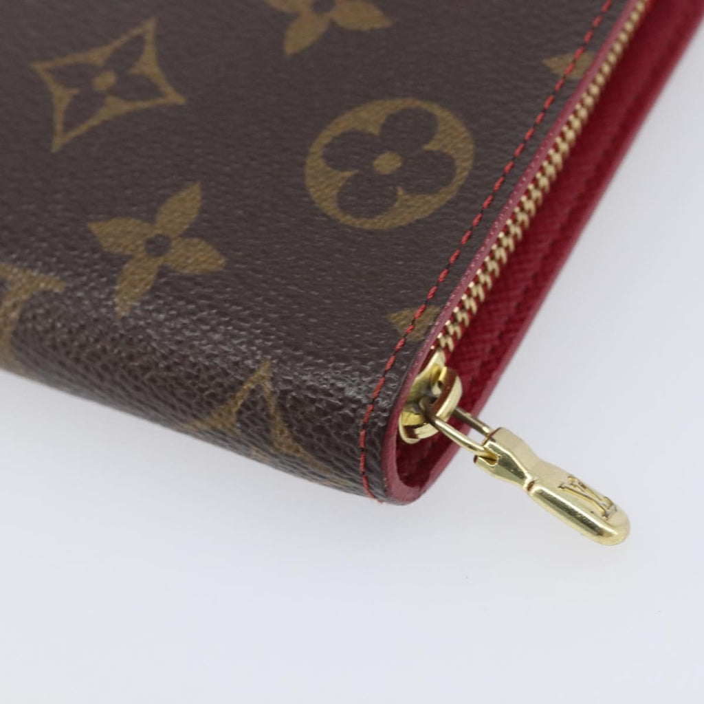 LOUIS VUITTON Monogram Cherry Porte Monnaie Zip Long Wallet M95006 Auth 210961M