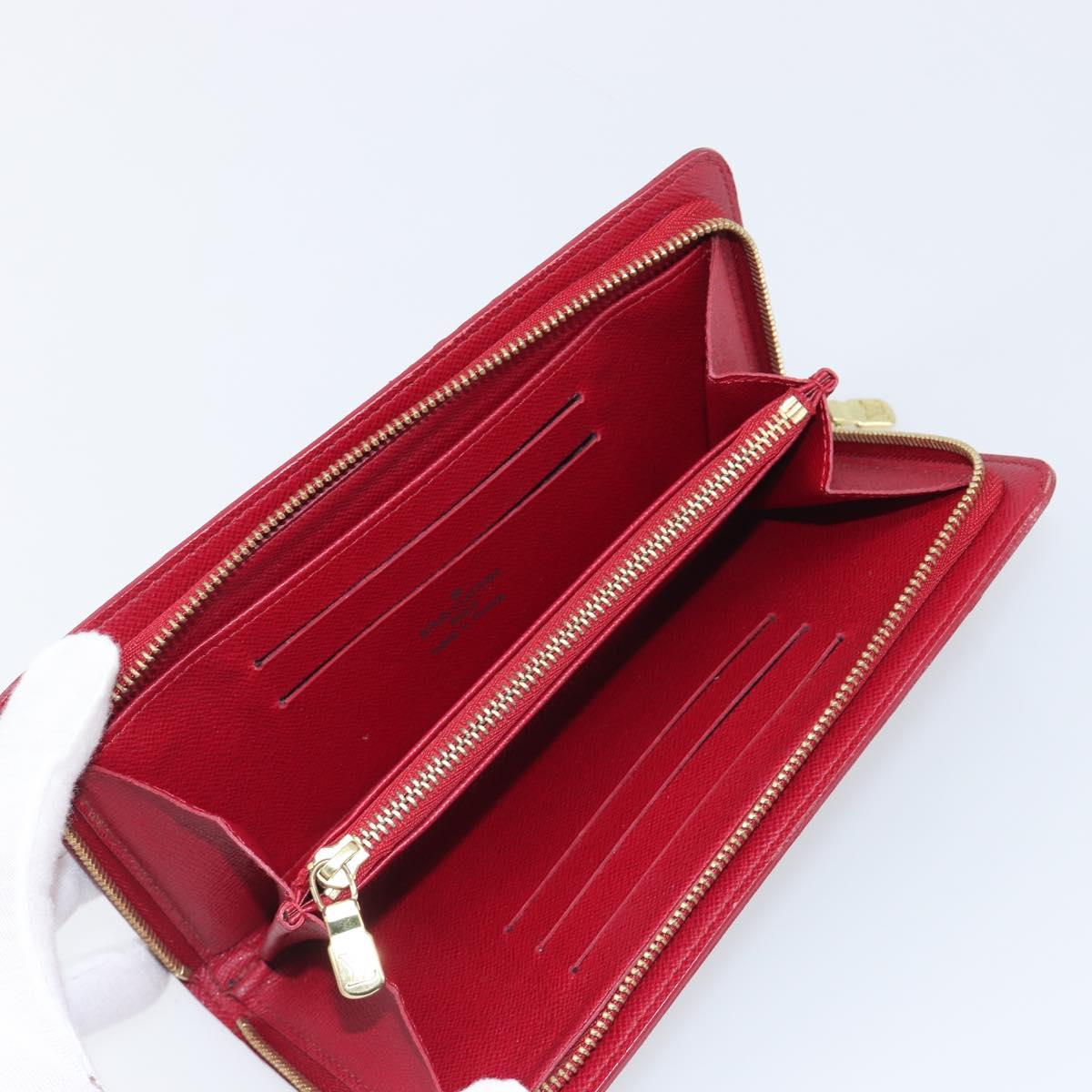LOUIS VUITTON Monogram Cherry Porte Monnaie Zip Long Wallet M95006 Auth 210961M