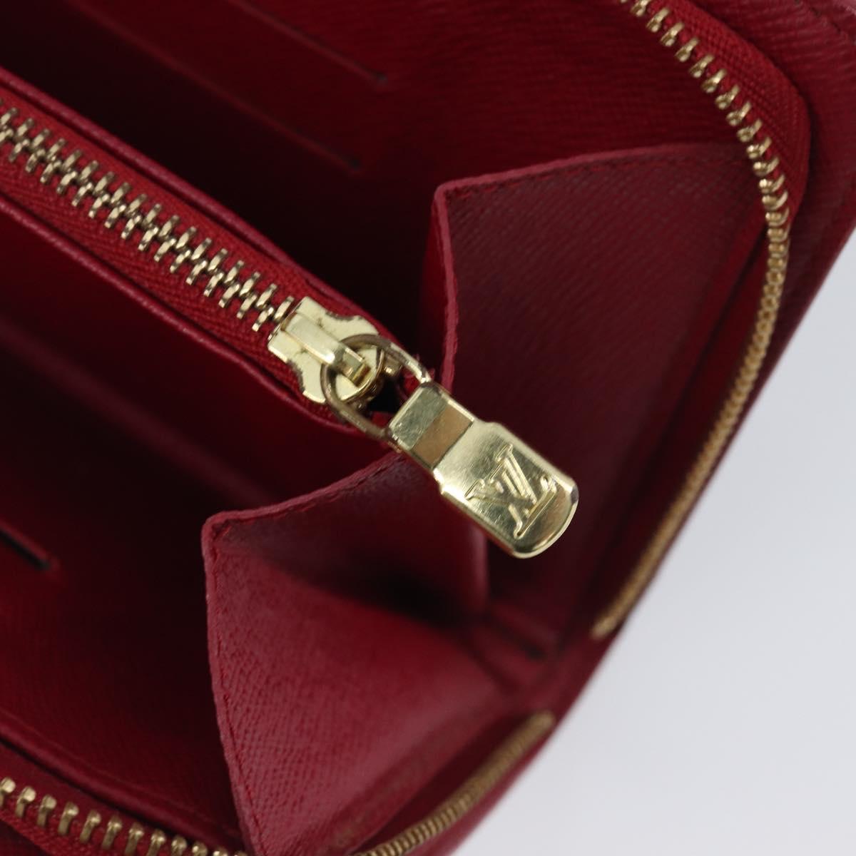 LOUIS VUITTON Monogram Cherry Porte Monnaie Zip Long Wallet M95006 Auth 210961M