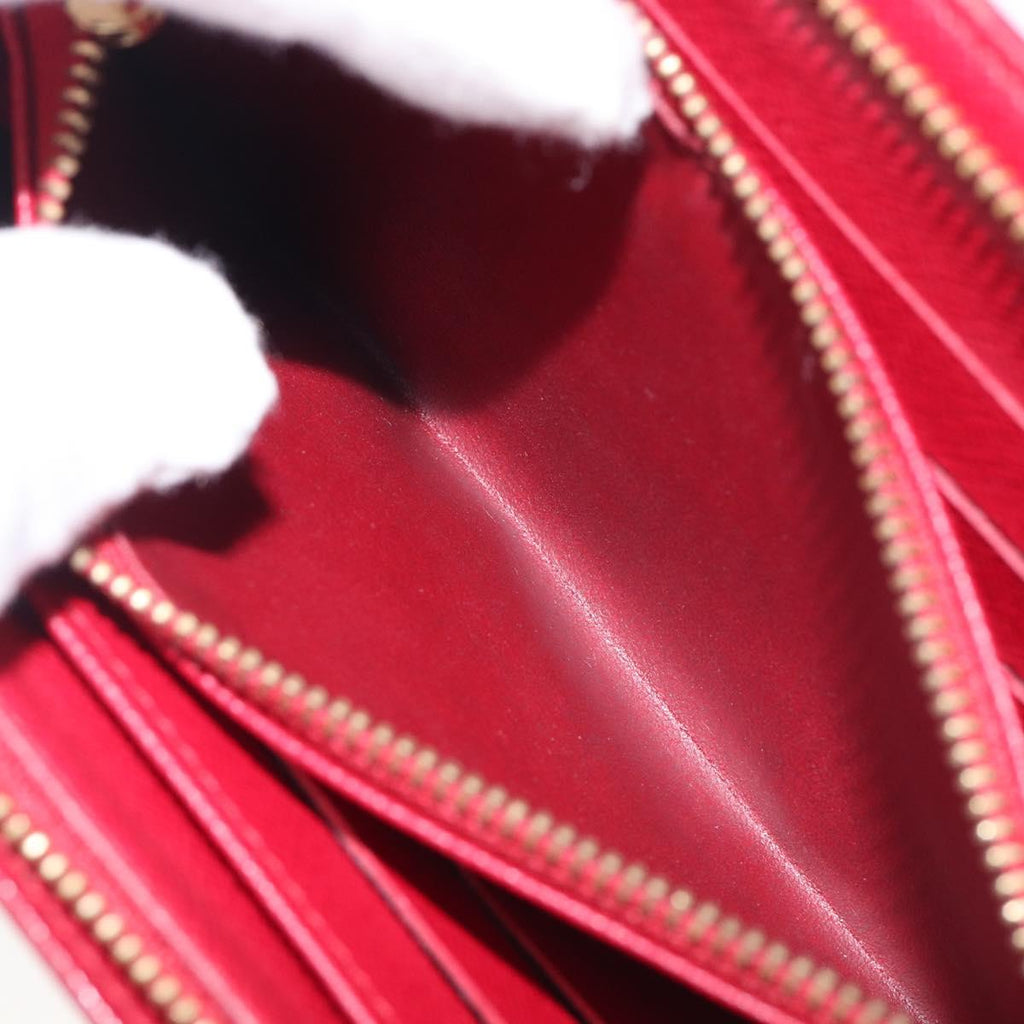LOUIS VUITTON Monogram Cherry Porte Monnaie Zip Long Wallet M95006 Auth 210961M