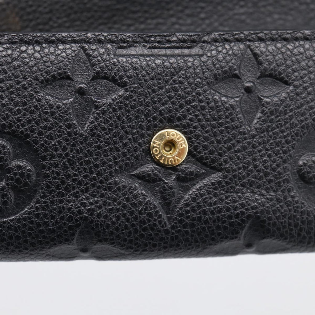 LOUIS VUITTON Monogram Empreinte Multicles6 Key Case Black M64421 Auth 211006V