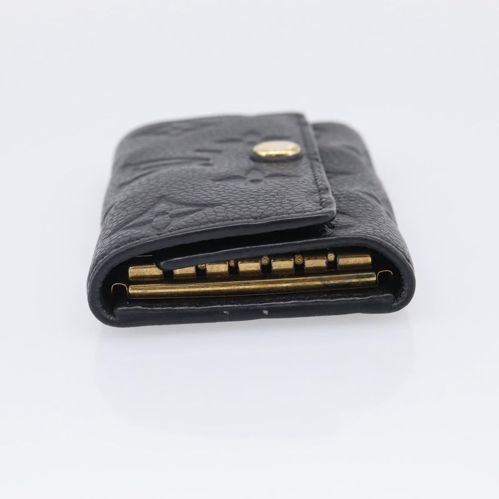 LOUIS VUITTON Monogram Empreinte Multicles6 Key Case Black M64421 Auth 211006V
