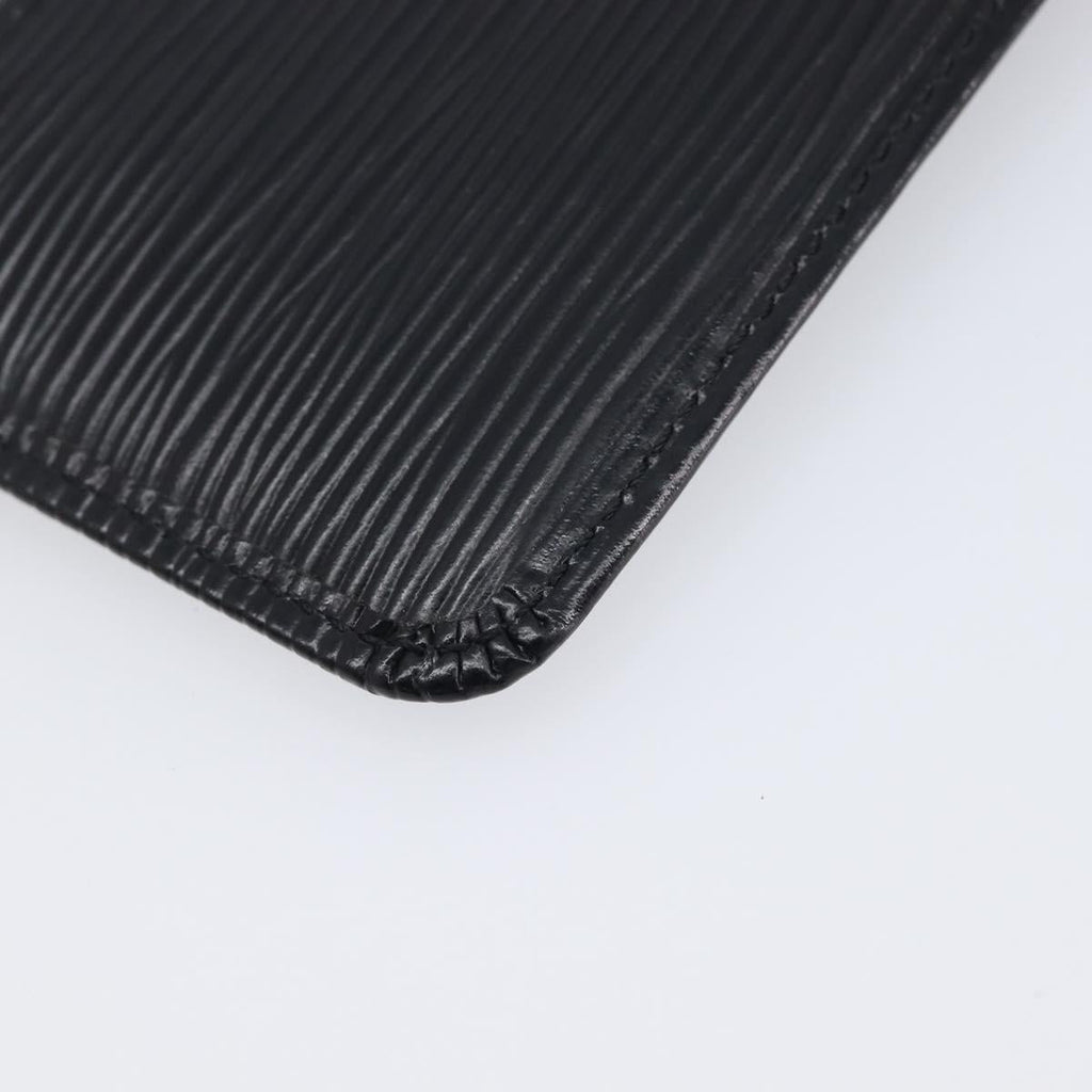 LOUIS VUITTON Epi Pochette Cles Coin Purse Black M63802 LV Auth 211047A