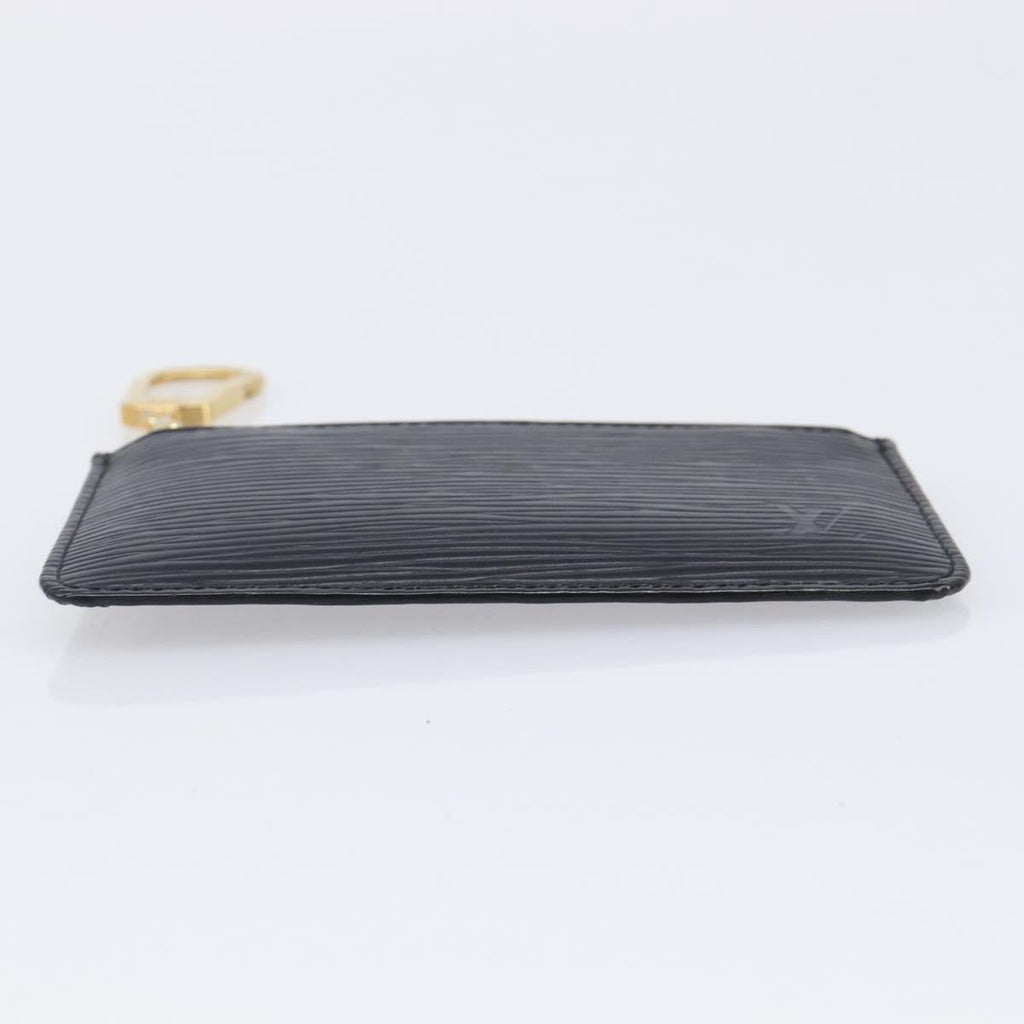 LOUIS VUITTON Epi Pochette Cles Coin Purse Black M63802 LV Auth 211047A