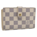 LOUIS VUITTON Damier Azur Portefeuille Viennois Wallet N61676 LV Auth 211256V