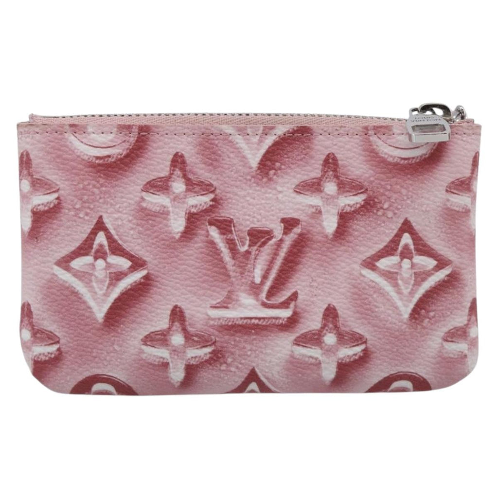 LOUIS VUITTON Monogram Ice Cubes Pochette Cles XS Purse Pink M28665 Auth 211259V
