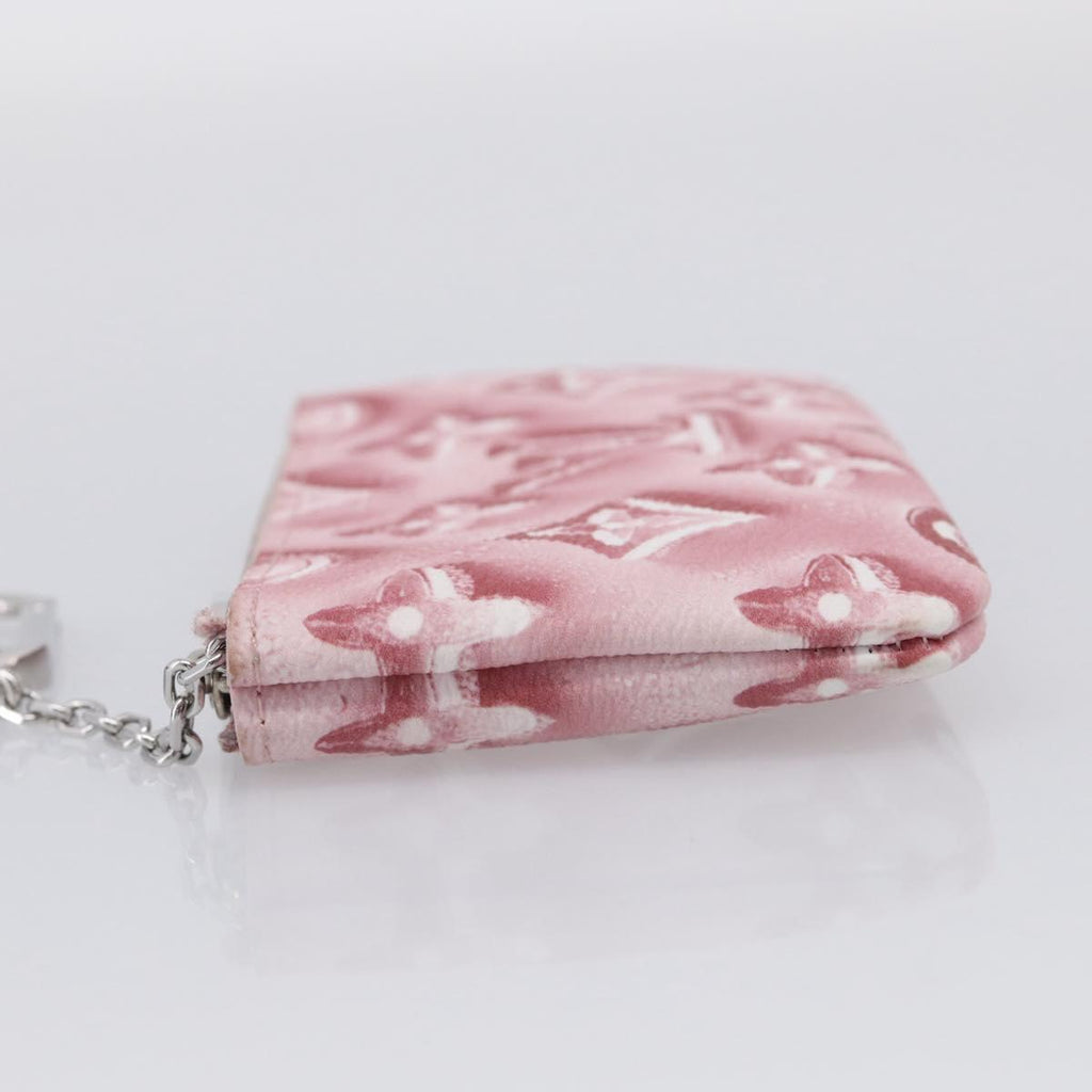 LOUIS VUITTON Monogram Ice Cubes Pochette Cles XS Purse Pink M28665 Auth 211259V