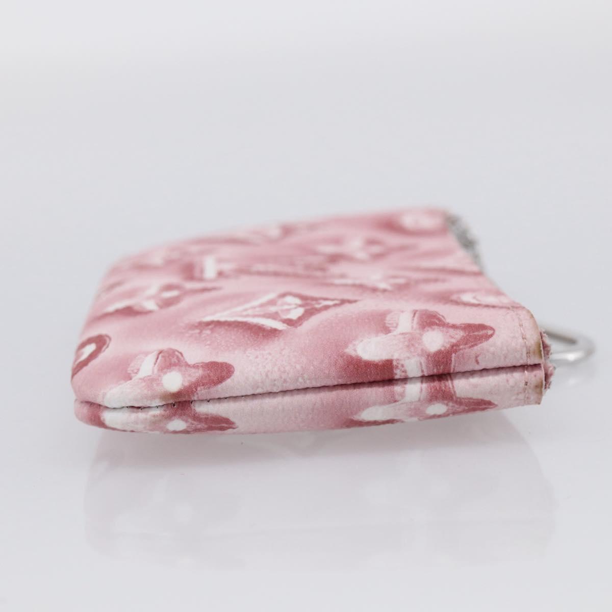 LOUIS VUITTON Monogram Ice Cubes Pochette Cles XS Purse Pink M28665 Auth 211259V