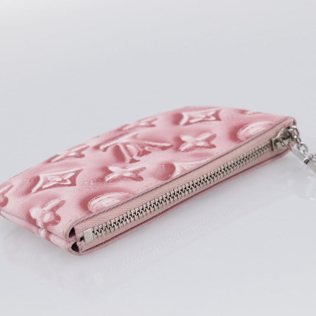 LOUIS VUITTON Monogram Ice Cubes Pochette Cles XS Purse Pink M28665 Auth 211259V