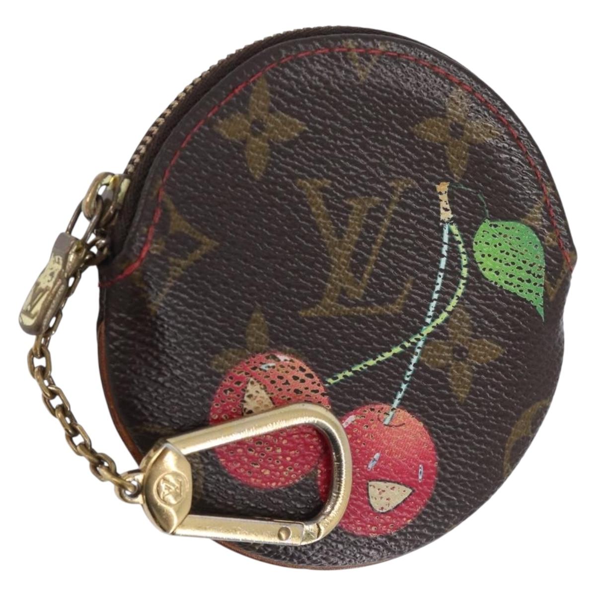 LOUIS VUITTON Monogram Cherry Porte Monnaie Ron Coin Purse M95043 Auth 211278A