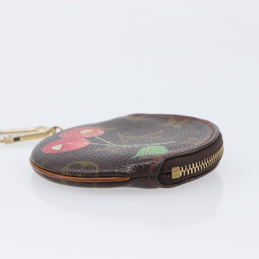 LOUIS VUITTON Monogram Cherry Porte Monnaie Ron Coin Purse M95043 Auth 211278A