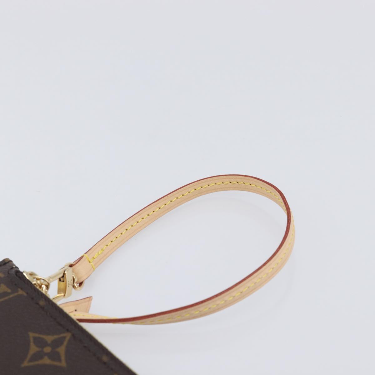 LOUIS VUITTON Monogram Neverfull PM Pouch LV Auth 211502V