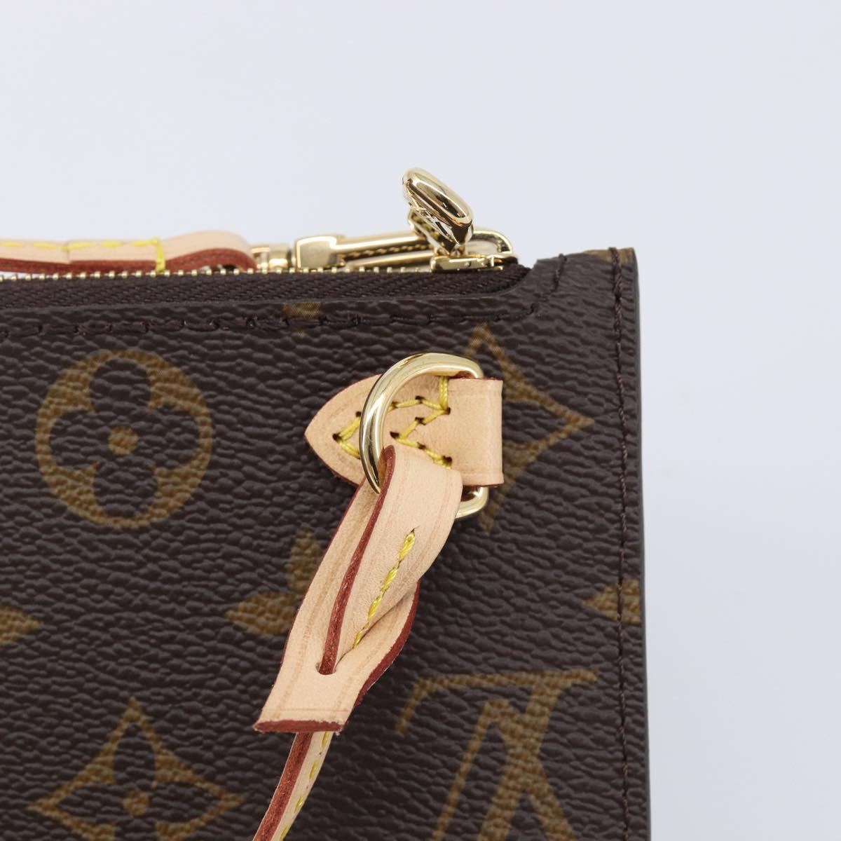 LOUIS VUITTON Monogram Neverfull PM Pouch LV Auth 211502V
