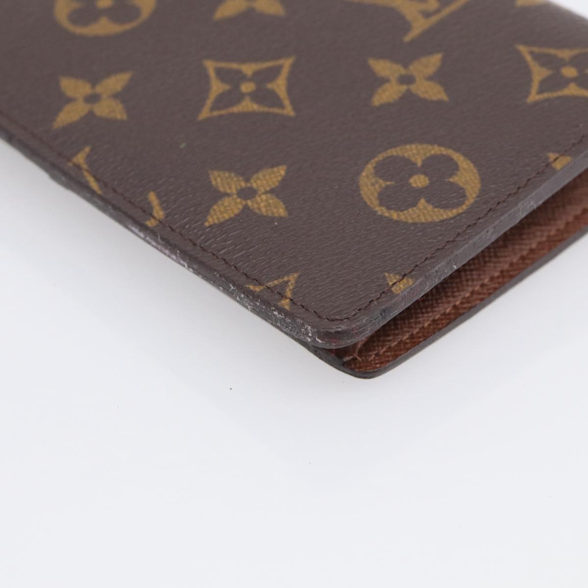 LOUIS VUITTON Monogram Portefeuille Brazza Long Wallet M66540 LV Auth 211505A