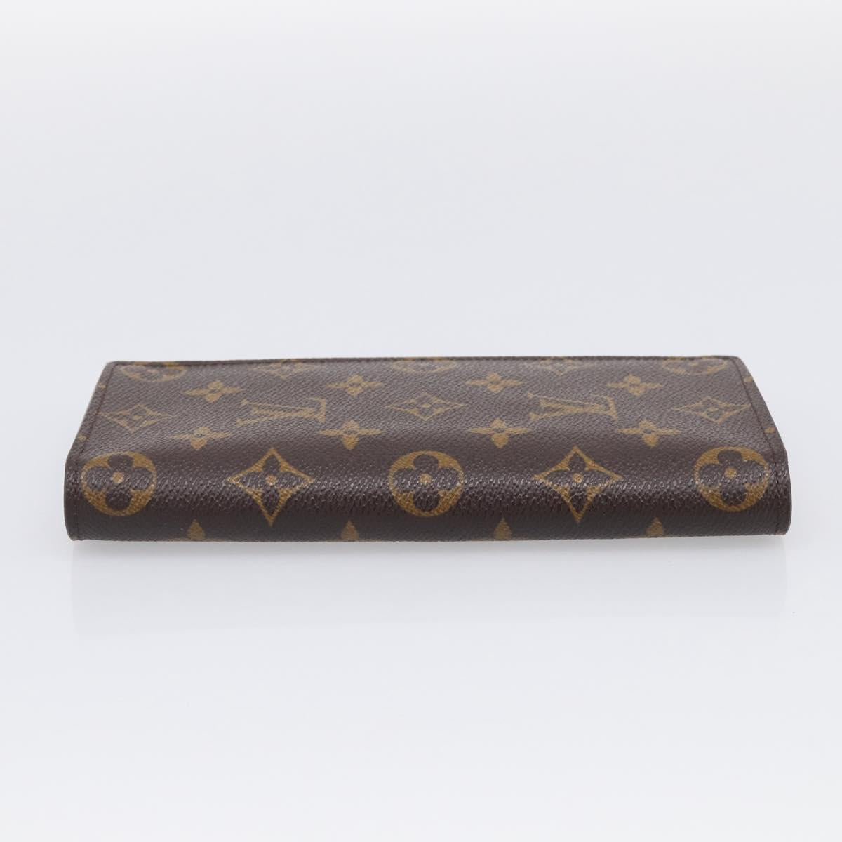 LOUIS VUITTON Monogram Portefeuille Brazza Long Wallet M66540 LV Auth 211505A