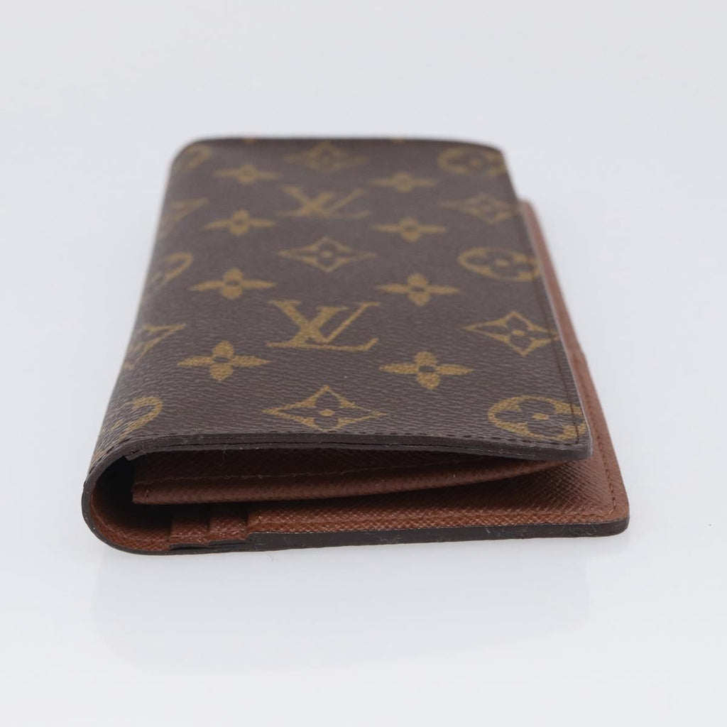 LOUIS VUITTON Monogram Portefeuille Brazza Long Wallet M66540 LV Auth 211505A