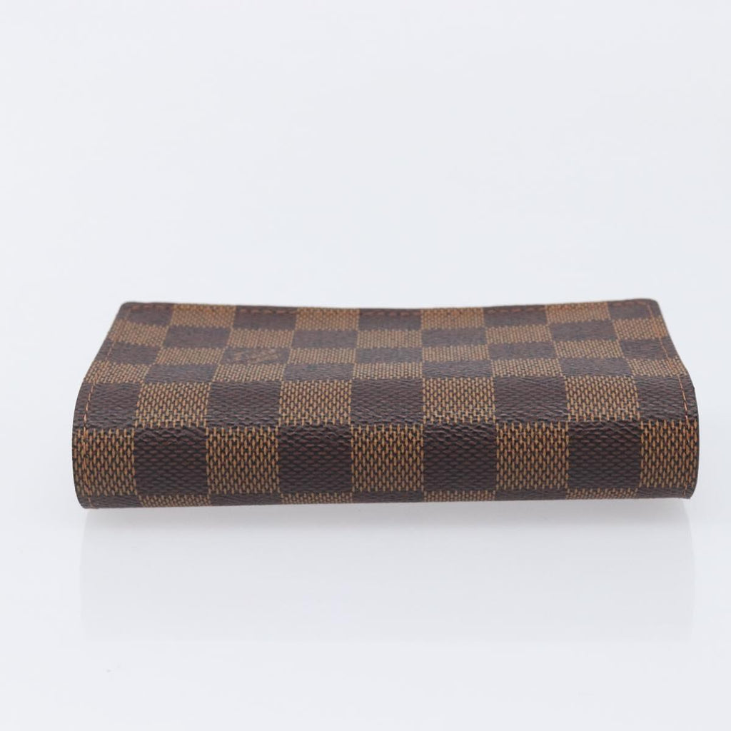 LOUIS VUITTON Damier Ebene Portefeuille Tresor Wallet N61736 LV Auth 211506V