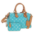 LOUIS VUITTON Speedy P9 Bandouliere 25 Bag Turquoise Blue M11561 Auth 211820SM