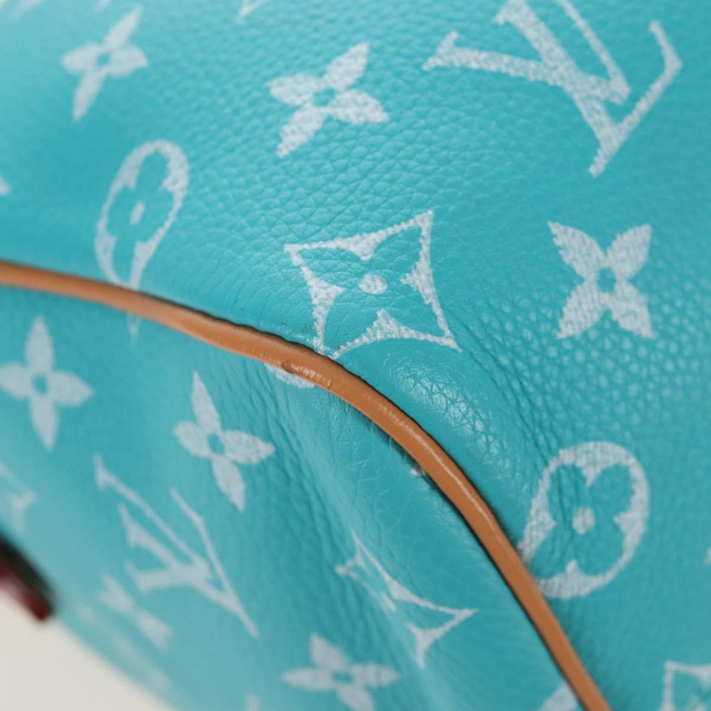 LOUIS VUITTON Speedy P9 Bandouliere 25 Bag Turquoise Blue M11561 Auth 211820SM