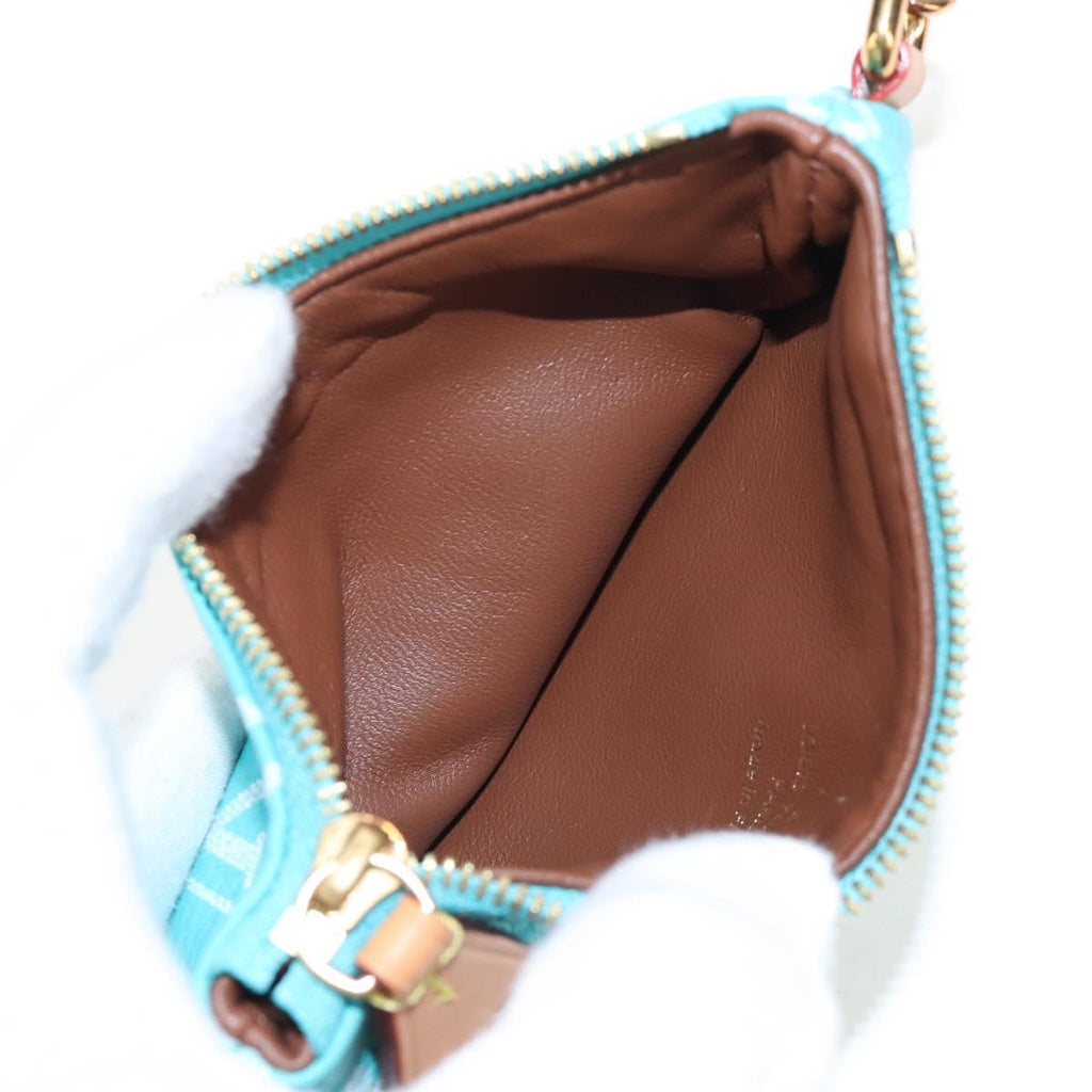 LOUIS VUITTON Speedy P9 Bandouliere 25 Bag Turquoise Blue M11561 Auth 211820SM