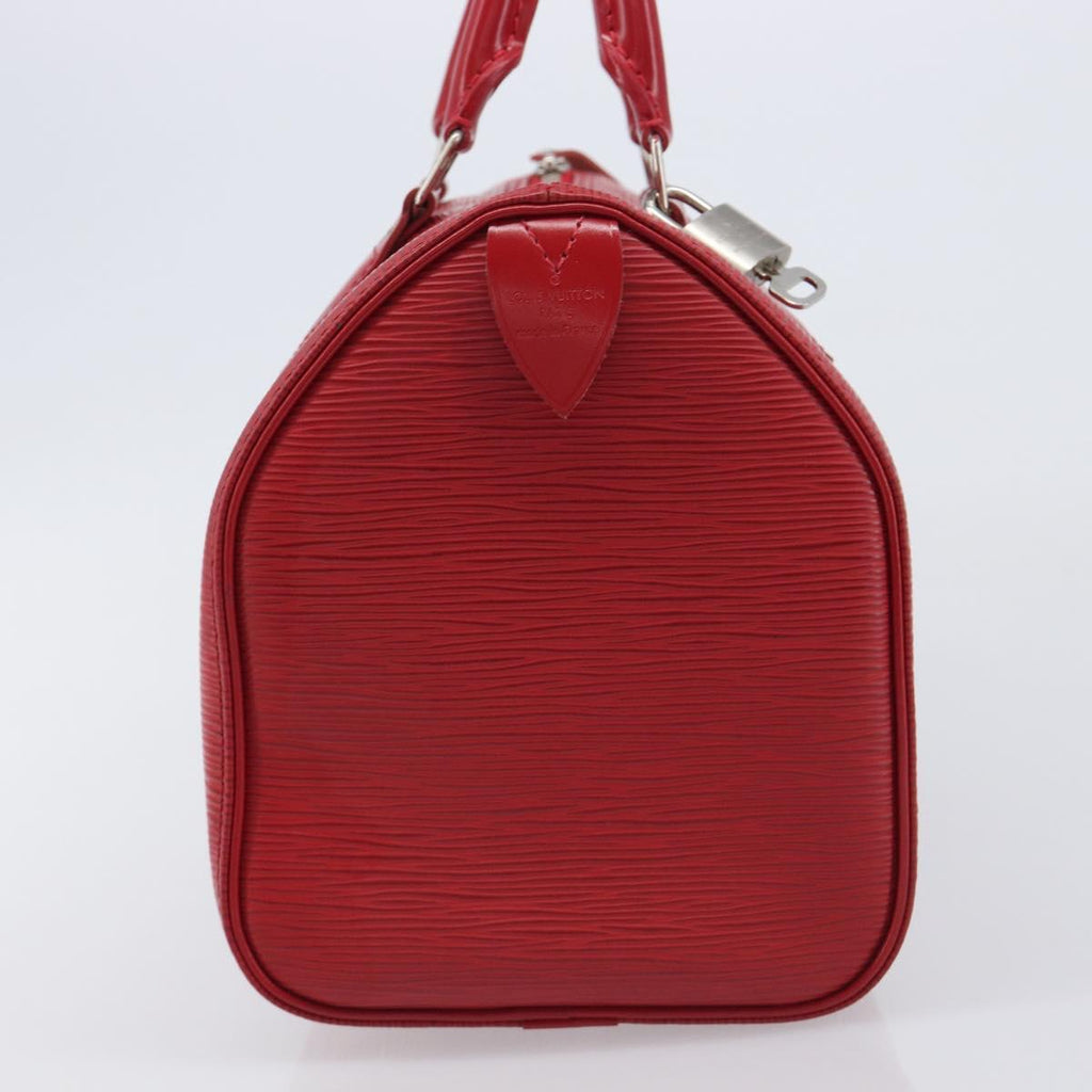 LOUIS VUITTON Epi Speedy 25 Hand Bag Castilian Red M43017 LV Auth 211824V