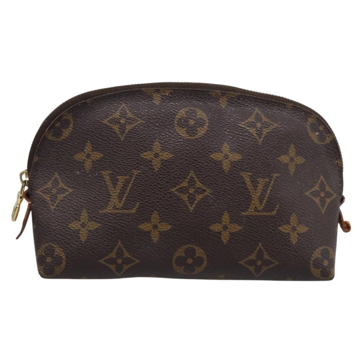LOUIS VUITTON Monogram Pochette Cosmetic PM Pouch M43998 LV Auth 212059