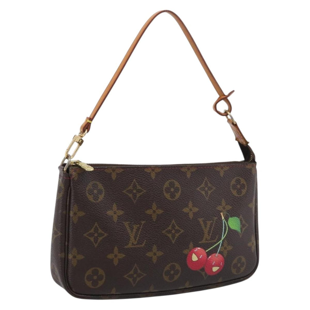 LOUIS VUITTON Monogram Cherry Pochette Accessoires Pouch M95008 LV Auth 212066M