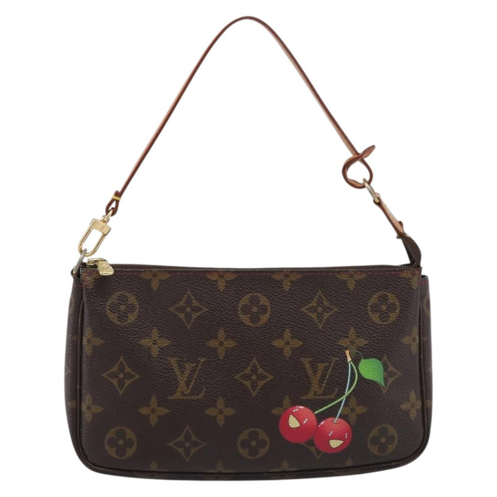 LOUIS VUITTON Monogram Cherry Pochette Accessoires Pouch M95008 LV Auth 212066M