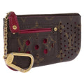 LOUIS VUITTON Perfo Pochette Cles Coin Purse Orange M95222 LV Auth 212126