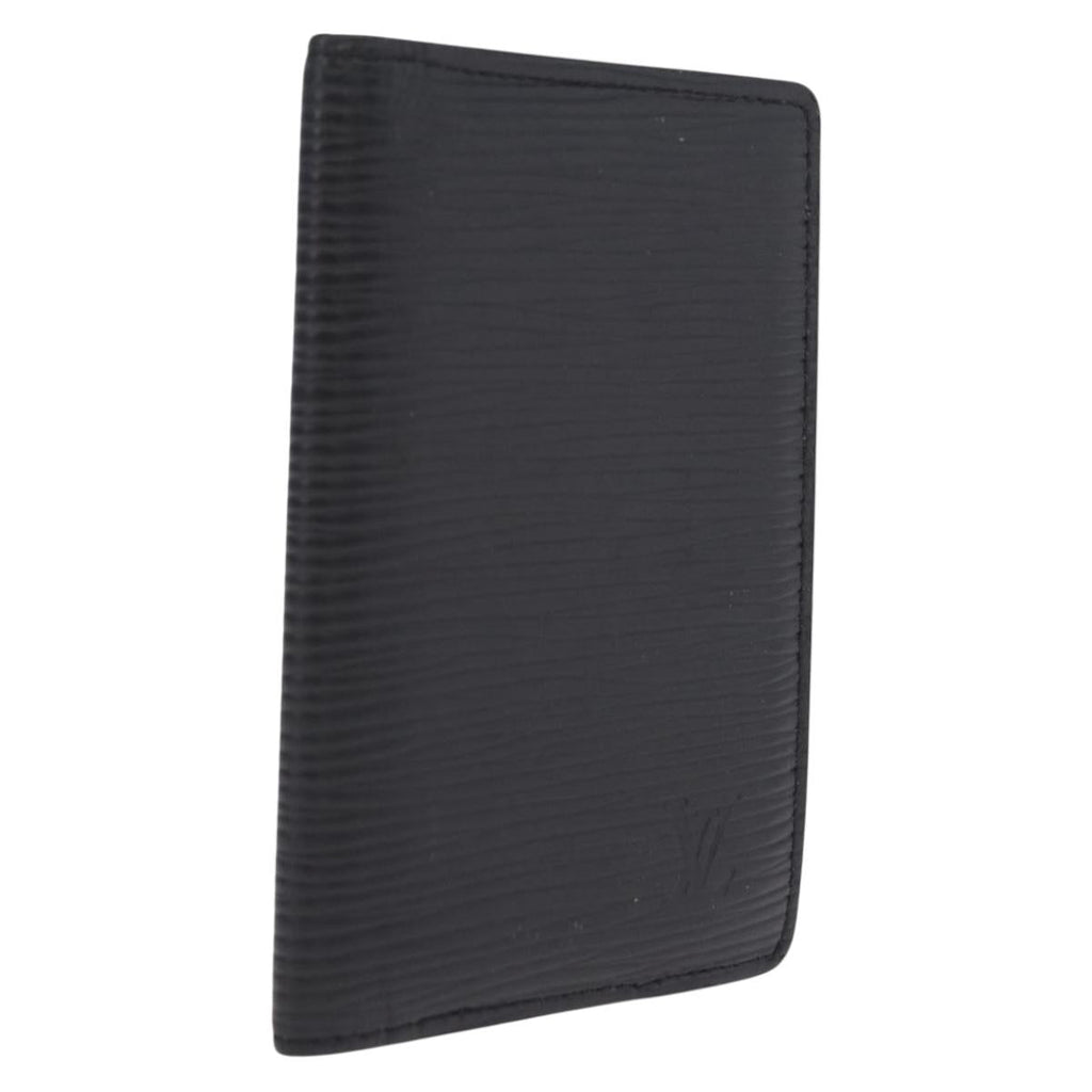 LOUIS VUITTON Epi Organizer Dupoch Card Case Black M63582 LV Auth 212151A