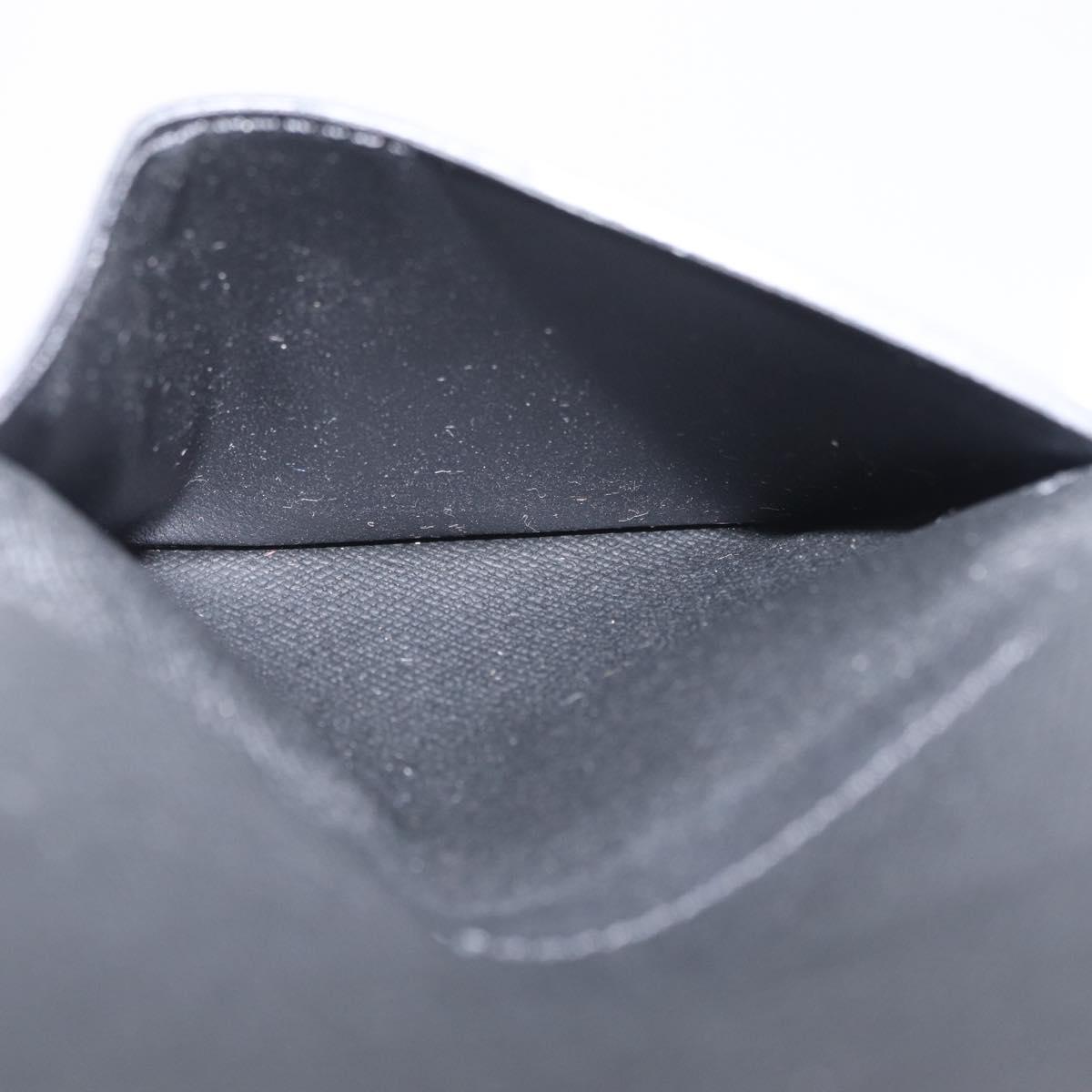LOUIS VUITTON Epi Organizer Dupoch Card Case Black M63582 LV Auth 212151A