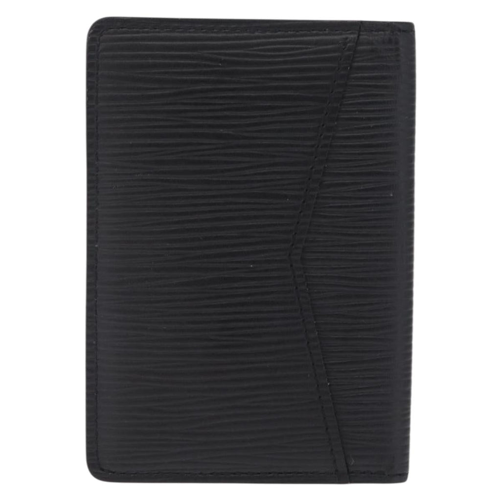 LOUIS VUITTON Epi Organizer Dupoch Card Case Black M63582 LV Auth 212151A