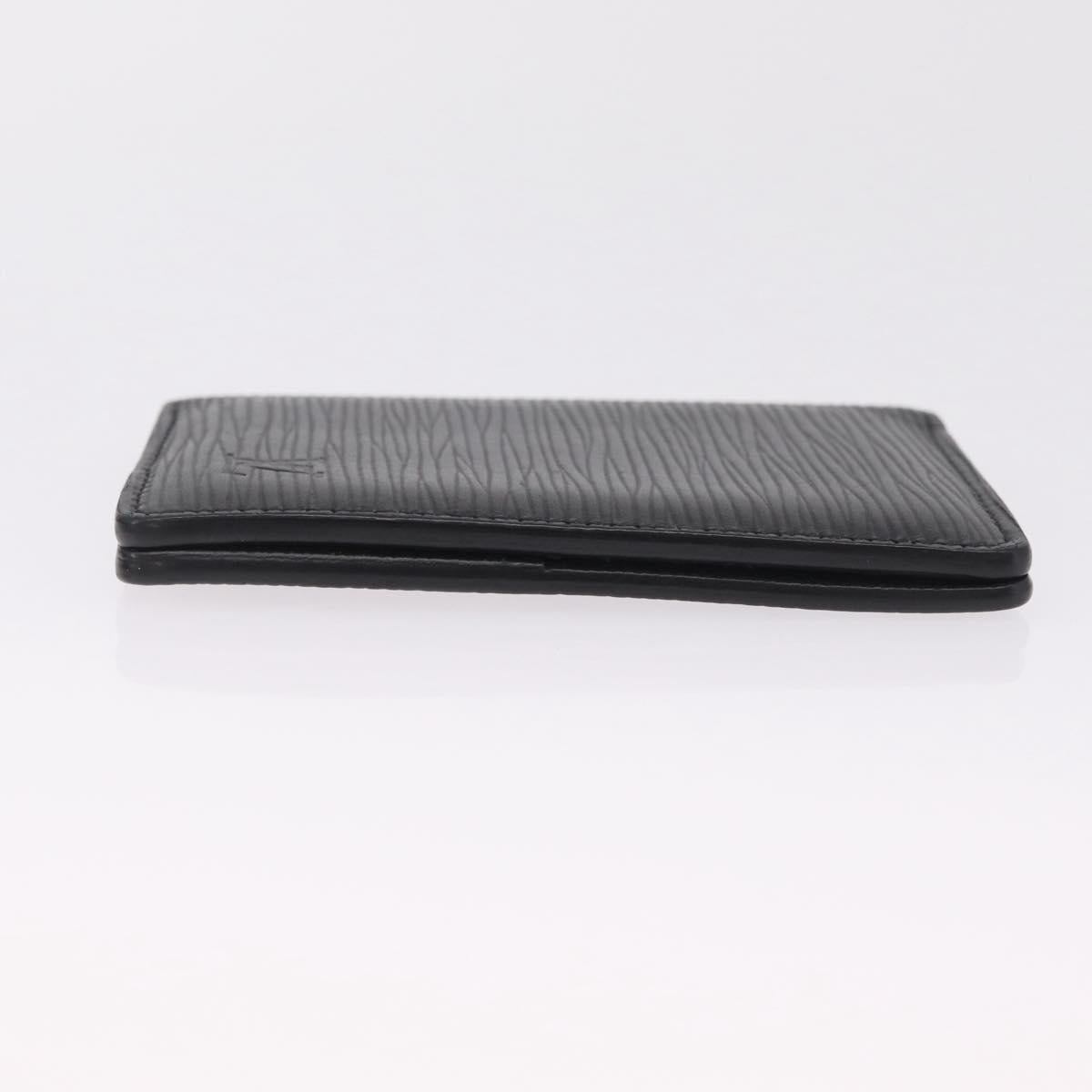 LOUIS VUITTON Epi Organizer Dupoch Card Case Black M63582 LV Auth 212151A